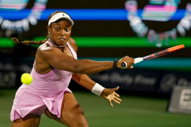 Sloane Stephens, Dubai Duty Free Tennis Championships, Dubai, U A E Tennis Dubai Tennis Championships 2024 WTA Dubai Duty Free Tennis Stadium Dubai United Arab Emirates 20 February 2024 Copyright: xJuergenxHasenkopfx