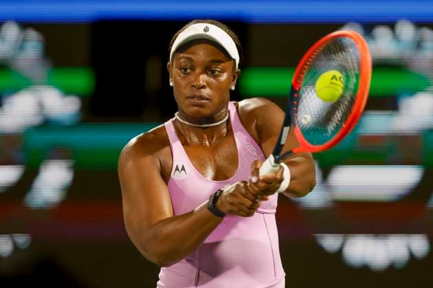 Sloane Stephens, Dubai Duty Free Tennis Championships, Dubai, U A E Tennis Dubai Tennis Championships 2024 WTA Dubai Duty Free Tennis Stadium Dubai United Arab Emirates 20 February 2024 Copyright: xJuergenxHasenkopfx