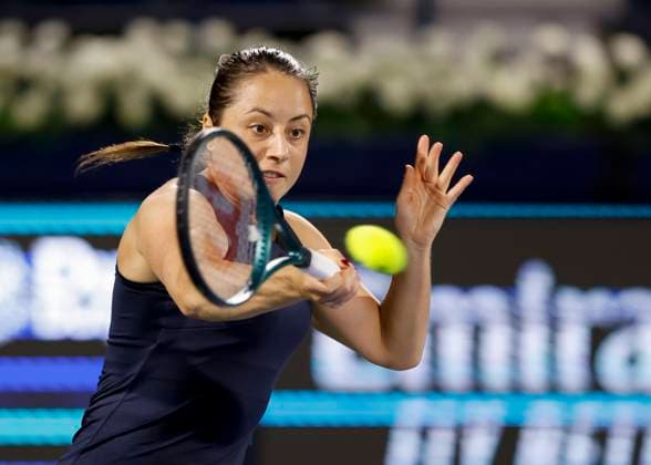 Elisabetta Coccianeto, Dubai Duty Free Tennis Championships, Dubai, U A E Tennis Dubai Tennis Championships 2024 WTA Dubai Duty Free Tennis Stadium Dubai United Arab Emirates 20 February 2024 Copyright: xJuergenxHasenkopfx