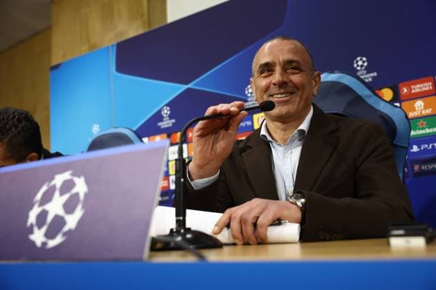 Foto Alessandro Garofalo LaPresse 20 febbraio 2024 Napoli, Italia calcio Champions League 2023 2024 - stadio Diego Armando Maradona conferenza stampa Barcelona Nella foto: Francesco Calzona allenatore (SSC Napoli); Febraury 20, 2024 Naples, Italy sport soccer Champions League 2023 2024 - Diego Armando Maradona stadium press conference, PK, Pressekonferenz Barcelona In the pic: Francesco calzona coach (SSC Napoli);  Copyright: xAlessandroxGarofalo LaPressex