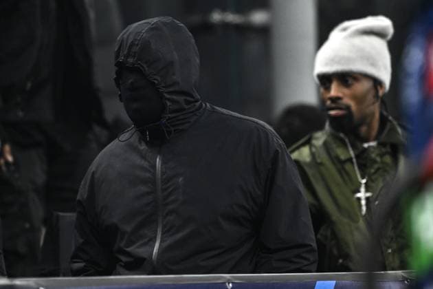 Mg Milano 20 02 2024 - Champions League Inter-Atletico Madrid foto Matteo Gribaudi Image nella foto: Kanye West 