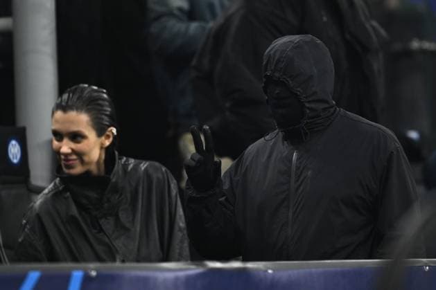 Mg Milano 20 02 2024 - Champions League Inter-Atletico Madrid foto Matteo Gribaudi Image nella foto: Kanye West 
