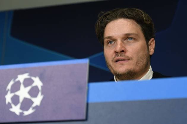 Soccer Champions League round of 16 PSV Eindhoven Borussia Dortmund on 20 02 2024 at Philips Stadium in Eindhoven Edin Terzic Coach Head Coach Dortmund xRx