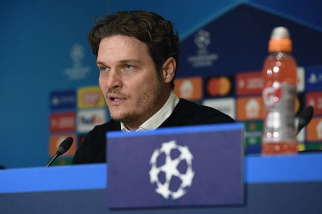 Football, CL, PSV Eindhoven - Borussia Dortmund, Coach Edin Terzic press conference