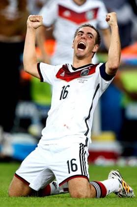 Onderwerp Subject: Germany - World Cup Reklame: Club Team Country: Seizoen Season: 2014 FOTO PHOTO: Philipp LAHM of Germany celebrating victory after the match ( 1 - 0 ). (Photo by PICS UNITED) RIO DE JANEIRO BRAZIL Content not available for redistribution in The Netherlands directly or indirectly through any third parties. Copyright: xBSRxAgencyx 14690713ICS7081