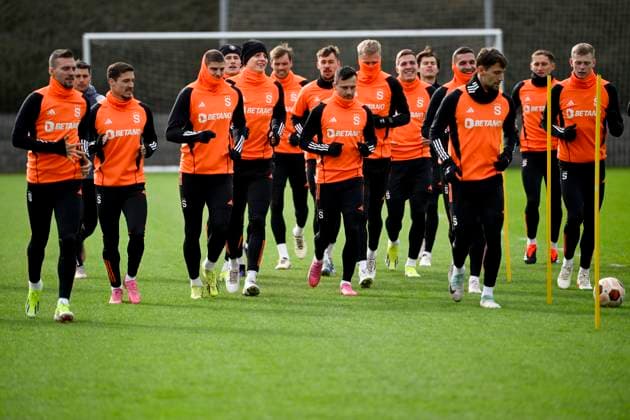 Football, EL, Sparta Prague training