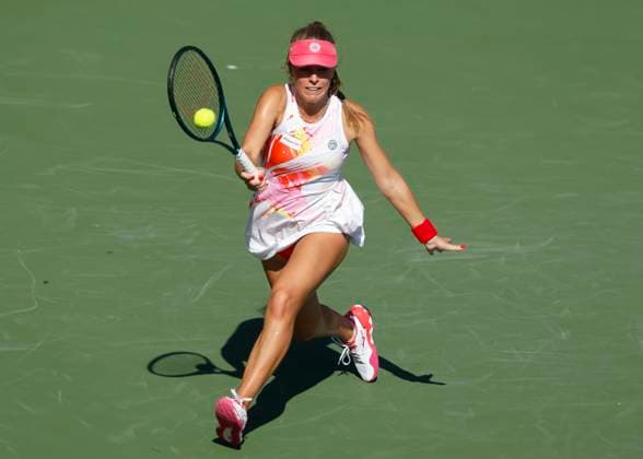 Magdalena Frech, Dubai Duty Free Tennis Championships, Dubai, U A E Tennis Dubai Tennis Championships 2024 WTA Dubai Duty Free Tennis Stadium Dubai United Arab Emirates 21 February 2024 Copyright: xJuergenxHasenkopfx