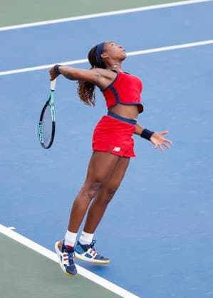 Coco Gauff, Dubai Duty Free Tennis Championships, Dubai, U A E Tennis Dubai Tennis Championships 2024 WTA Dubai Duty Free Tennis Stadium Dubai United Arab Emirates 21 February 2024 Copyright: xJuergenxHasenkopfx