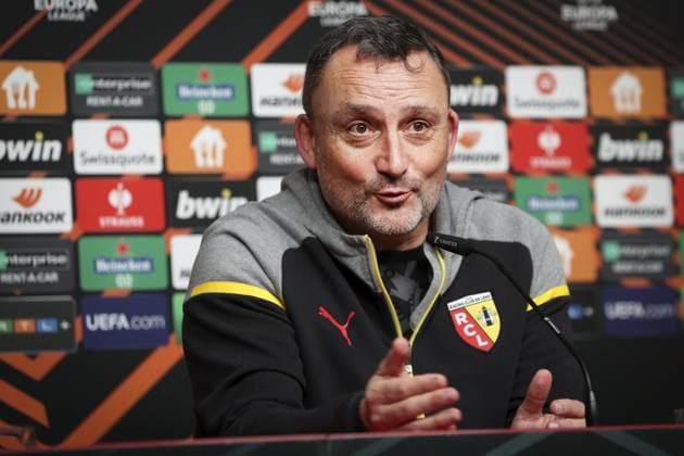 Football, EL, RC Lens, Press conference