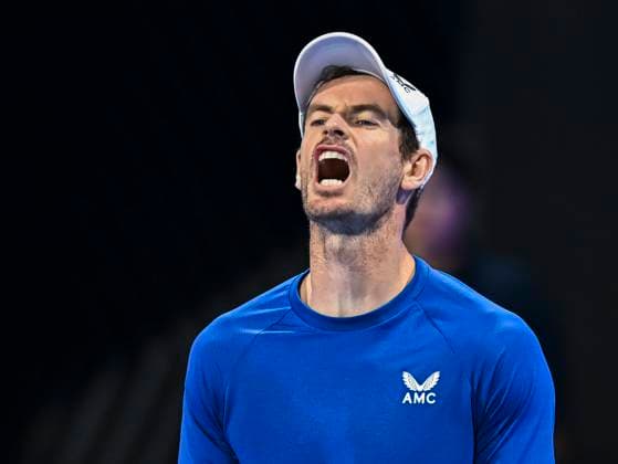 ATP, Tennis Herren Qatar Exxonmobil Open Tennis Tournament 2024 Andy Murray from Great Britain is playing in his round of 16 singles match against Jake Mensik from the Czech Republic at the ATP Qatar ExxonMobil Open tennis tournament at the Khalifa International Tennis Complex in Doha, Qatar, on February 21, 2024. DOHA Qatar  Copyright: xNoushadxThekkayilx originalFilename:varittyakkal-atpqatar240221_np9u6.jpg