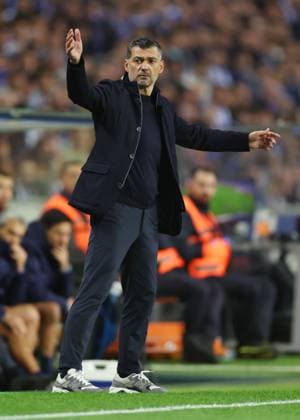Porto, Portugal, 21st February 2024. Sergio Conceicao manager of FC Porto during the UEFA Champions League match at the Estadio do Dragao, Porto. Picture credit should read: David Klein Sportimage EDITORIAL USE ONLY. No use with unauthorised audio, video, data, fixture lists, club league logos or live services. Online in-match use limited to 120 images, no video emulation. No use in betting, games or single club league player publications. SPI-2957-0022