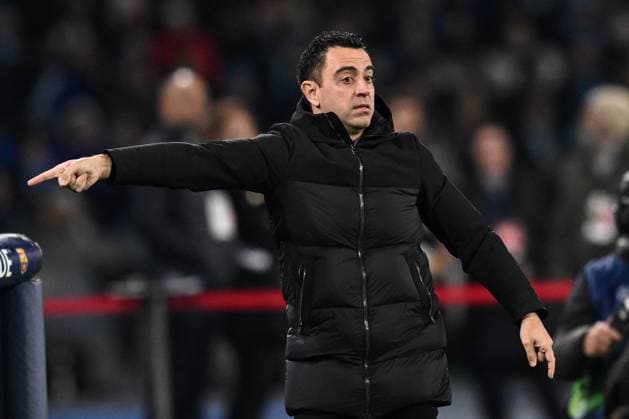 Db Napoli 21 02 2024 - Champions League Napoli-Barcellona foto Daniele Buffa Image nella foto: Xavi Hernandez 