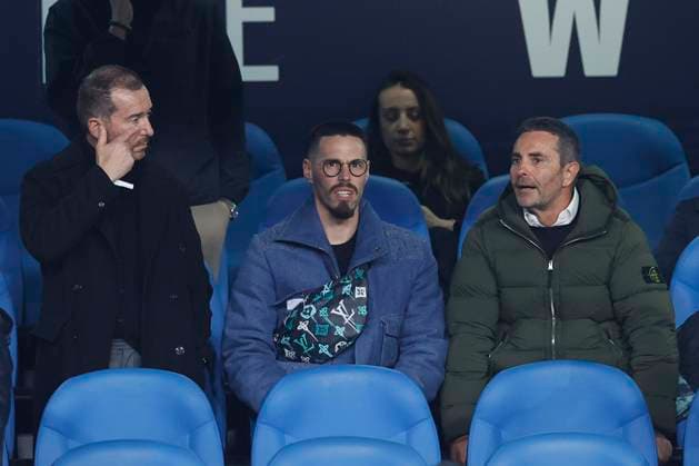 . former SSC Napoli player Marek Hamsik in the stand, UEFA Champions League 2023 2024 - Round of 16 First Leg, SSC Napoli vs FC Barcelona, Barca Diego Armando Maradona StadiuÃ¬, February 21, 2024, Naples, Italy.