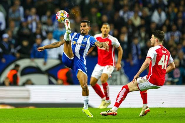 FC Porto v Arsenal Champions League 21 02 2024. Galeno (13) of FC Porto during the Champions League match between FC Porto and Arsenal at Estadio do Dragao, Porto, Portugal on 21 February 2024. Editorial use only , Copyright: xNigelxKeenex PSI-19079-0026