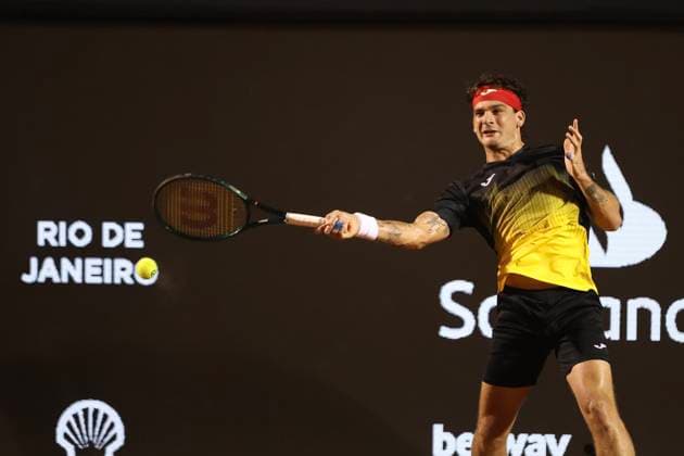 Jockey Club Brasileiro Thiago Seyboth Wild (BRA) faces Jaume Munar (ESP), during the round of 16 of the Rio Open 2024, at the Jockey Club Brasileiro, this Wednesday 21. 30761 (Daniel Castelo Branco SPP) Copyright: xDanielxCasteloxBrancox xSPPx spp-en-DaCaBr-DANI9149
