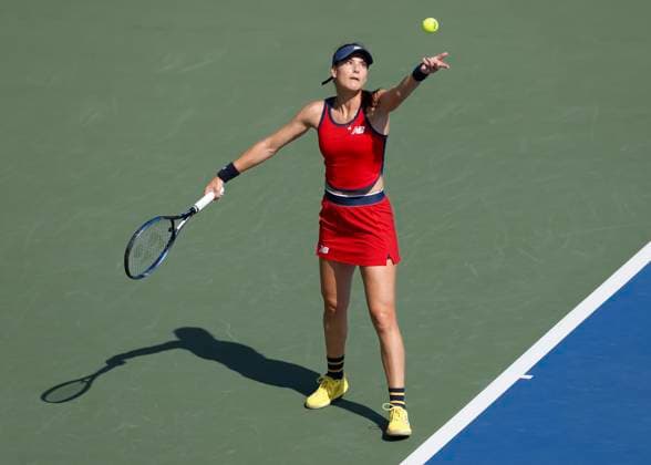 Sorana Cirstea, Dubai Duty Free Tennis Championships, Dubai, U A E Tennis Dubai Tennis Championships 2024 WTA Dubai Duty Free Tennis Stadium Dubai United Arab Emirates 22 February 2024 Copyright: xJuergenxHasenkopfx