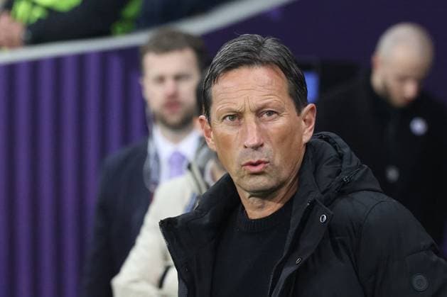 Toulouse Stadium de Toulouse, 22 02 2024 UEFA Europa League Play off Toulouse FC S L Benfica v l , Coach Head Coach Roger Schmidt S L Benfica Copyright: JoaquimxFerreira