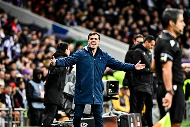 Carles Martinez Novell (tfc) FOOTBALL : Toulouse vs Benfica - 16eme de Finale Match Retour Europa League - Toulouse - 22 02 2024 ThierryBreton Panoramic 