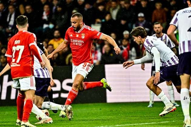 A Cabral (ben) FOOTBALL : Toulouse vs Benfica - 16eme de Finale Match Retour Europa League - Toulouse - 22 02 2024 ThierryBreton Panoramic 