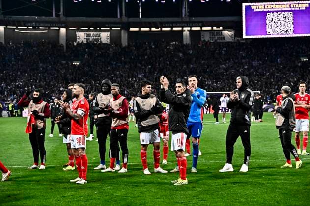Fin de Match Benfica FOOTBALL : Toulouse vs Benfica - 16eme de Finale Match Retour Europa League - Toulouse - 22 02 2024 ThierryBreton Panoramic 