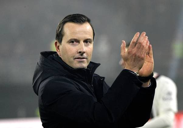 Stade Rennais - Milan AC PHOTOPQR OUEST FRANCE Marc OLLIVIER ; Rennes ; 22 02 2024 ; Julien Stephan, entraineur de Rennes Stade Rennais - Milan AC Le match retour du quart de finale de la Ligue Europa entre le Stade Rennais et l AC Milan a lieu ce jeudi 22 février 2024 à Rennes. Rennes France  Copyright: xPHOTOPQR OUESTxFRANCE MAXPPPxMarcxOLLIVIERx 20240222OFR0541 20240222OFR0541