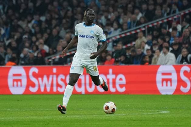 Abdoul Bamo Meite (Olympique de Marseille) FOOTBALL : Olympique de Marseille vs Chakhtar Donetsk - 16e de finale retour d Europa League - Marseille - 22 02 2024 NorbertScanella Panoramic 