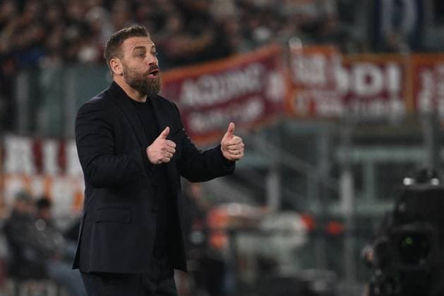 Football Europa League match - AS Roma vs Feyenoord Daniele De Rossi of A.S. Roma during the UEFA Europa League Play-off - 2nd leg, between A.S. Roma vs Feyenoord on 22 February 2024 at the Olympic Stadium in Rome, Italy. Rome Italy  Copyright: xIPAxSport ABACAx