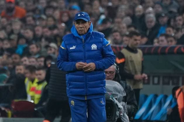 Jean-Louis Gasset (Entraineur de l Olympique de Marseille) FOOTBALL : Olympique de Marseille vs Chakhtar Donetsk - 16e de finale retour d Europa League - Marseille - 22 02 2024 NorbertScanella Panoramic 