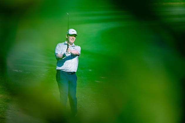 VALLARTA, - FEBRUARY 22: Robert McIntyre (SCO) watches his approach shot on 3 during Rd1 of the Mexico Open at Vidanta on February 22, 2024 in Puerto Vallarta, Mexico. (Photo by Ken Murray Icon Sportswire) GOLF: FEB 22 PGA, Golf Herren Mexico Open at Vidanta EDITORIAL USE ONLY Icon2402220101