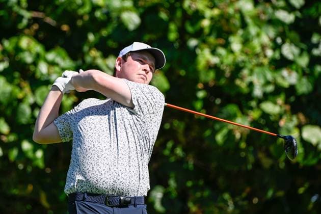 VALLARTA, - FEBRUARY 22: Robert McIntyre (SCO) watches his tee shot on 7 during Rd1 of the Mexico Open at Vidanta on February 22, 2024 in Puerto Vallarta, Mexico. (Photo by Ken Murray Icon Sportswire) GOLF: FEB 22 PGA, Golf Herren Mexico Open at Vidanta EDITORIAL USE ONLY Icon2402220231