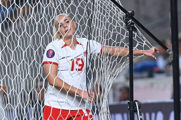 RECORD DATE NOT STATED Concacaf W Gold Cup 2024 Canada vs El Salvador Adriana Leon of Canada during the Group stage, Group C match between Canada and El Salvador as part of the Concacaf Womens Gold Cup 2024, at Shell Energy Stadium on February 22, 2024 in Houston, Texas, United States. HOUSTON TEXAS UNITED STATES  Copyright: xJONATHANxDUENASx 20240222204731_CWGC_24_GC_CAN_ESA_LEON111