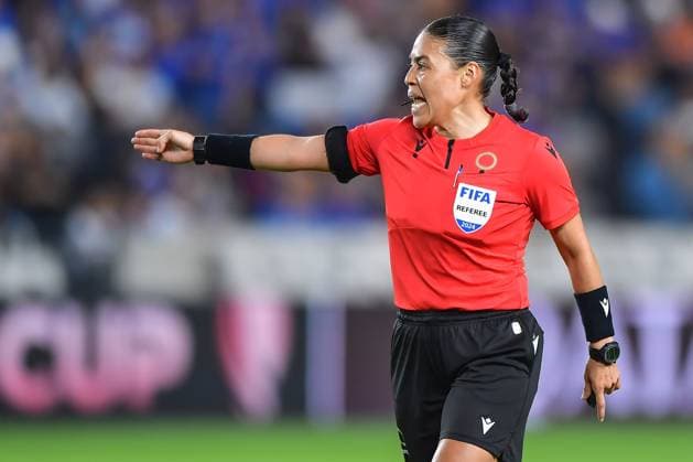 RECORD DATE NOT STATED Concacaf W Gold Cup 2024 Canada vs El Salvador Referee Melissa Borjas of Honduras during the Group stage, Group C match between Canada and El Salvador as part of the Concacaf Womens Gold Cup 2024, at Shell Energy Stadium on February 22, 2024 in Houston, Texas, United States. HOUSTON TEXAS UNITED STATES  Copyright: xIsaacxOrtizx 20240222212956_CWGC_24_GC_CAN_ESA_BORJAS170