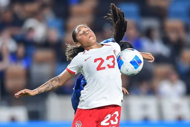RECORD DATE NOT STATED Concacaf W Gold Cup 2024 Canada vs El Salvador Olivia Smith of Canada during the Group stage, Group C match between Canada and El Salvador as part of the Concacaf Womens Gold Cup 2024, at Shell Energy Stadium on February 22, 2024 in Houston, Texas, United States. HOUSTON TEXAS UNITED STATES  Copyright: xIsaacxOrtizx 20240222214607_CWGC_24_GC_CAN_ESA_SMITH197