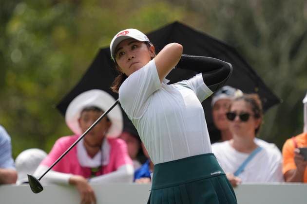 Honda LPGA, Golf Damen Thailand 2024 Round 2 Danielle Kang of the USA is playing her tee shot during the second round of the Honda LPGA Thailand 2024 at Siam Country Club Old Course in Chonburi, Thailand, on February 23, 2024. Chonburi Thailand  Copyright: xVachiraxVachirax originalFilename:kalong-notitle240223_npwts.jpg
