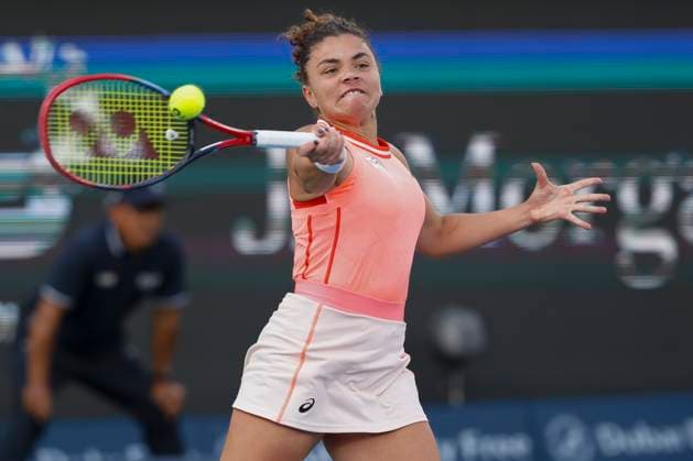 Jasmine Paolini, Dubai Duty Free Tennis Championships, Dubai, U A E Tennis Dubai Tennis Championships 2024 WTA Dubai Duty Free Tennis Stadium Dubai United Arab Emirates 23 February 2024 Copyright: xJuergenxHasenkopfx