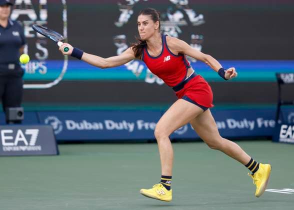 Sorana Cirstea, Dubai Duty Free Tennis Championships, Dubai, U A E Tennis Dubai Tennis Championships 2024 WTA Dubai Duty Free Tennis Stadium Dubai United Arab Emirates 23 February 2024 Copyright: xJuergenxHasenkopfx