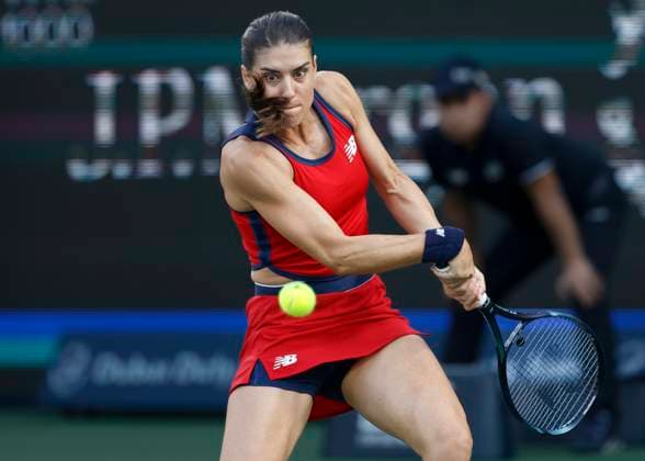 Sorana Cirstea, Dubai Duty Free Tennis Championships, Dubai, U A E Tennis Dubai Tennis Championships 2024 WTA Dubai Duty Free Tennis Stadium Dubai United Arab Emirates 23 February 2024 Copyright: xJuergenxHasenkopfx