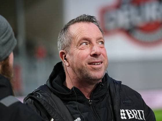 Markus Kauczinski SV Wehen Wiesbaden, Coach during pre-match TV interview, GER, SV Wehen Wiesbaden vs SC Paderborn 07, Football, Bundesliga 2, Matchday 23, Season 2023 2024, 23 02 2024 DFL REGULATES PROHIBIT ANY USE OF PHOTOGRAPHS AS IMAGE SEQUENCES AND OR QUASI VIDEO GER, SV Wehen Wiesbaden vs SC Paderborn 07, Football, Bundesliga 2, Matchday 23, Season 2023 2024, 23 02 2024 Wiesbaden Copyright: xEibner-Pressefoto FlorianxWieganx EP_FWD