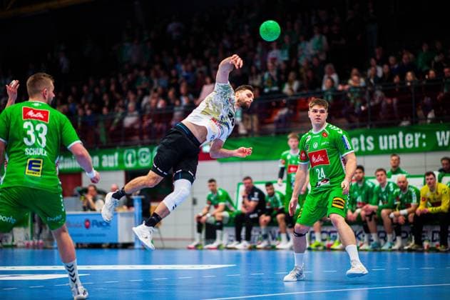 23 02 2024 Handball, 2023 2024, 2 Bundesliga, 22 Matchday, GWD Minden HC Elbflorenz Dresden M Sebastian Greß Elbflorenz