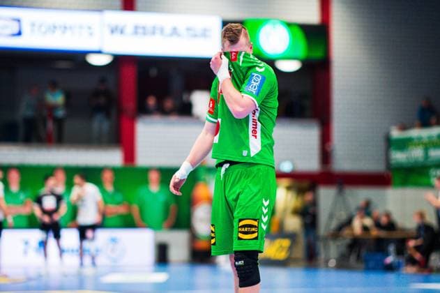 23 02 2024 Handball, 2023 2024, 2 Bundesliga, 22 Matchday, GWD Minden HC Elbflorenz Dresden Michael Schulz Minden