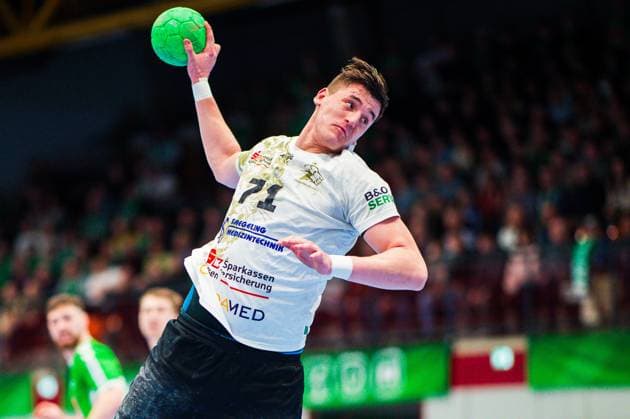 23 02 2024 Handball, 2023 2024, 2 Bundesliga, 22 Matchday, GWD Minden HC Elbflorenz Dresden Oliver Seidler Elbflorenz