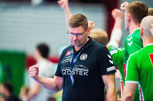 23 02 2024 Handball, 2023 2024, 2 Bundesliga, 22 Matchday, GWD Minden HC Elbflorenz Dresden Aaron Ziercke Coach Minden