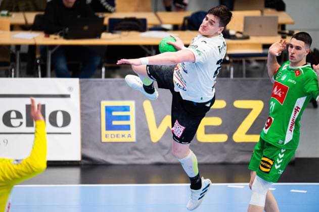 23 02 2024 Handball, 2023 2024, 2 Bundesliga, 22 Matchday, GWD Minden HC Elbflorenz Dresden Oliver Seidler Elbflorenz
