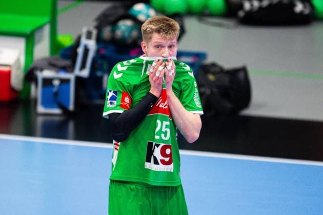 23 02 2024 Handball, 2023 2024, 2 Bundesliga, 22 Matchday, GWD Minden HC Elbflorenz Dresden Timo Stoyke Minden