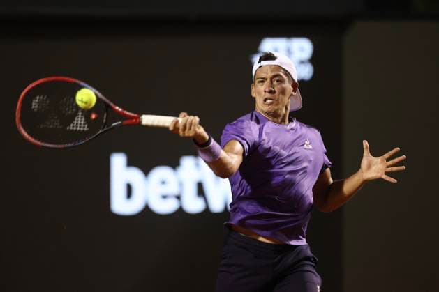 Jockey Club Brasileiro Sebastian Baez (ARG) faces Thiago Monteiro (BRA), during the quarterfinals of the Rio Open 2024, at the Jockey Club Brasileiro, this Friday 23. 30761 (Daniel Castelo Branco SPP) Copyright: xDanielxCasteloxBrancox xSPPx spp-en-DaCaBr-DANI3282