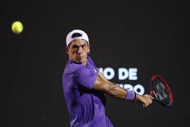 Jockey Club Brasileiro Sebastian Baez (ARG) faces Thiago Monteiro (BRA), during the quarterfinals of the Rio Open 2024, at the Jockey Club Brasileiro, this Friday 23. 30761 (Daniel Castelo Branco SPP) Copyright: xDanielxCasteloxBrancox xSPPx spp-en-DaCaBr-DANI3404