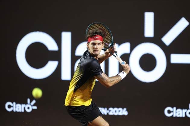 Jockey Club Brasileiro Thiago Seyboth Wild (BRA) faces Cameron Norrie (GBR), during the quarterfinals of the Rio Open 2024, at the Jockey Club Brasileiro, this Friday 23. 30761 (Daniel Castelo Branco SPP) Copyright: xDanielxCasteloxBrancox xSPPx spp-en-DaCaBr-DANI3578