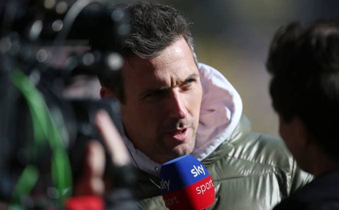 Christian Eichner coach Karlsruher SC at sky sport interview, 24 02 2024, Soccer, 2 Bundesliga, FC Kaiserslautern Karlsruher SC, 23 Matchday, Season 2023 24, Fritz Walter Stadion, Kaiserslautern, Germany, zmdz, DFB DFL regulations prohibit any use of photographs as image sequences and or quasi video FC Kaiserslautern Karlsruher SC
