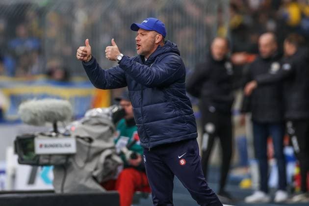 24 02 2024, Soccer, 2 Bundesliga, Matchday 23, Season 2023 2024, Eintracht Braunschweig Hertha BSC, Coach Pal Dardai Hertha BSC Braunschweig Eintracht Stadion NDS Germany xRHR PHOTO TRx Copyright: RHR-FOTOx RHR-FOTO TR
