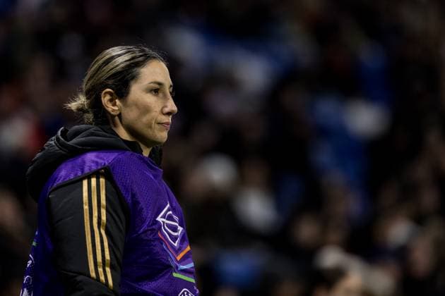 UEFA WOMENS Nations LEAGUE semi-final France Germany 23 02 2024 Sara Doorsoun Germany, 23 warms up UEFA WOMENS Nations LEAGUE semi-final France Germany Lyon, Groupama Stadium, 23 02 2024 Copyright: xBEAUTIFULxSPORTS Wunderlx